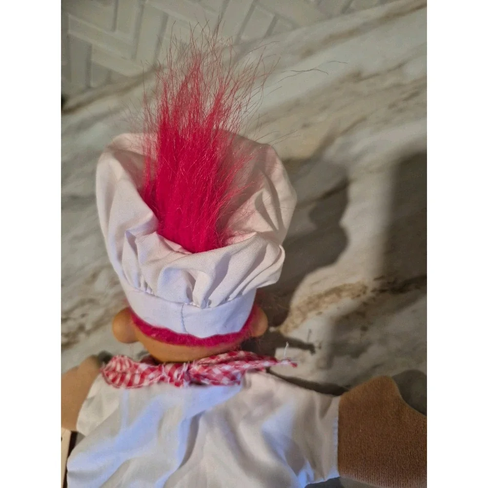 Vintage RUSS Luv Pet TROLL Doll Hand Puppet Pastry Chef Cook No. 2279 NWT